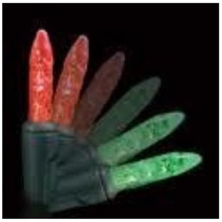 OMG Red to Green ColorWave LED M5 MiniIce Color Changing Holiday 35 Lights String OM1668782